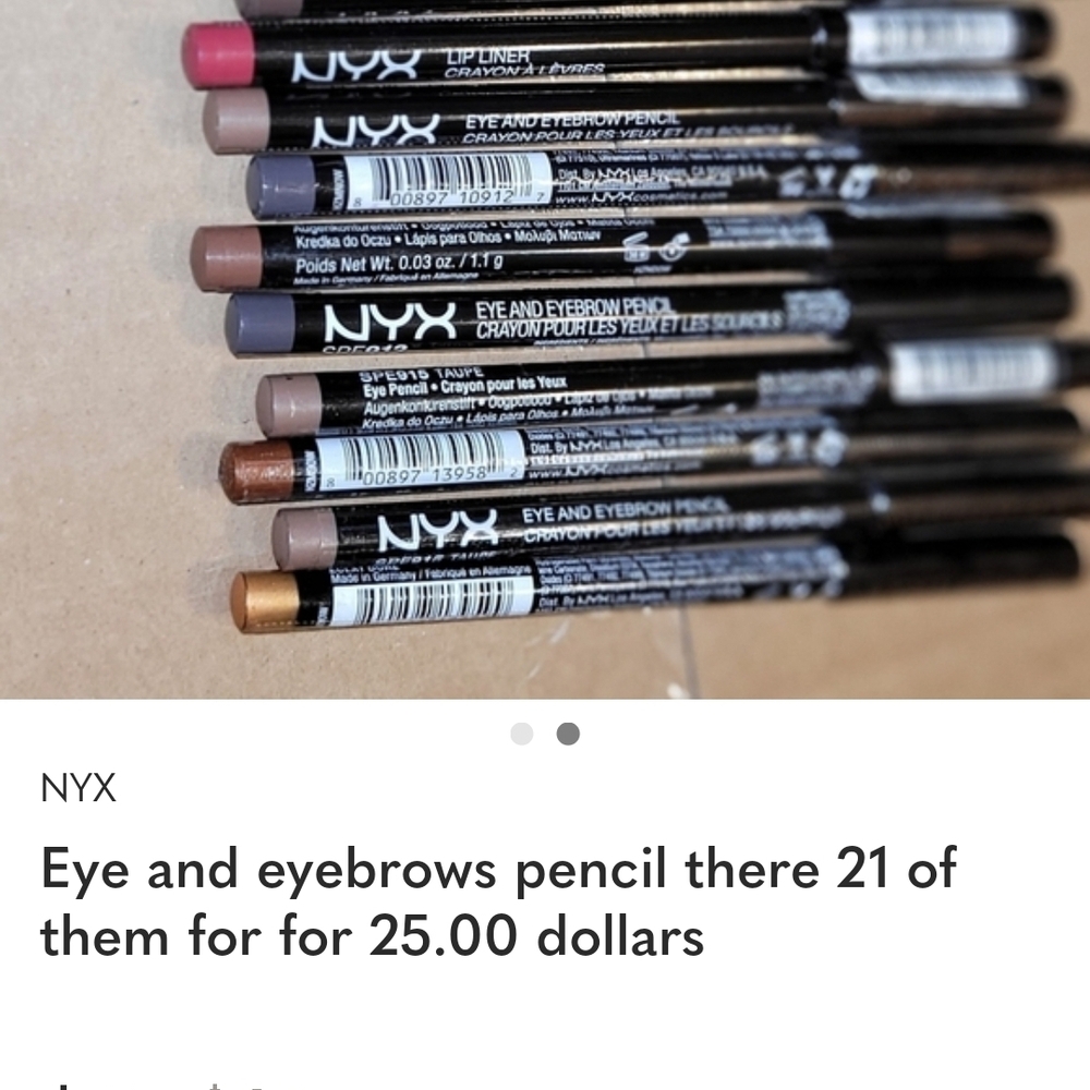 NYX Multicolor Eye and Brow Pencil Collection - Picture 2 of 2